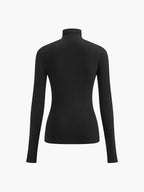 Two-in-One Mock Neck Jersey Shirt