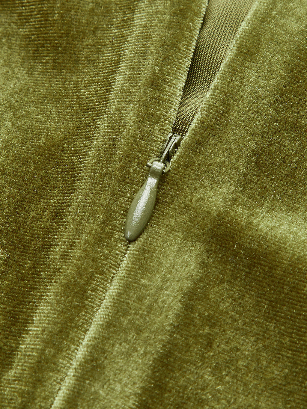 Velvet Sleeveless Dress with Mock Neck Design