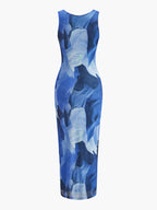 Light and Breezy Floral Sleeveless Dress