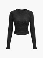 Minimalist Slim Fit Waffle Knit Sweater
