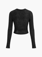 Minimalist Slim Fit Waffle Knit Sweater