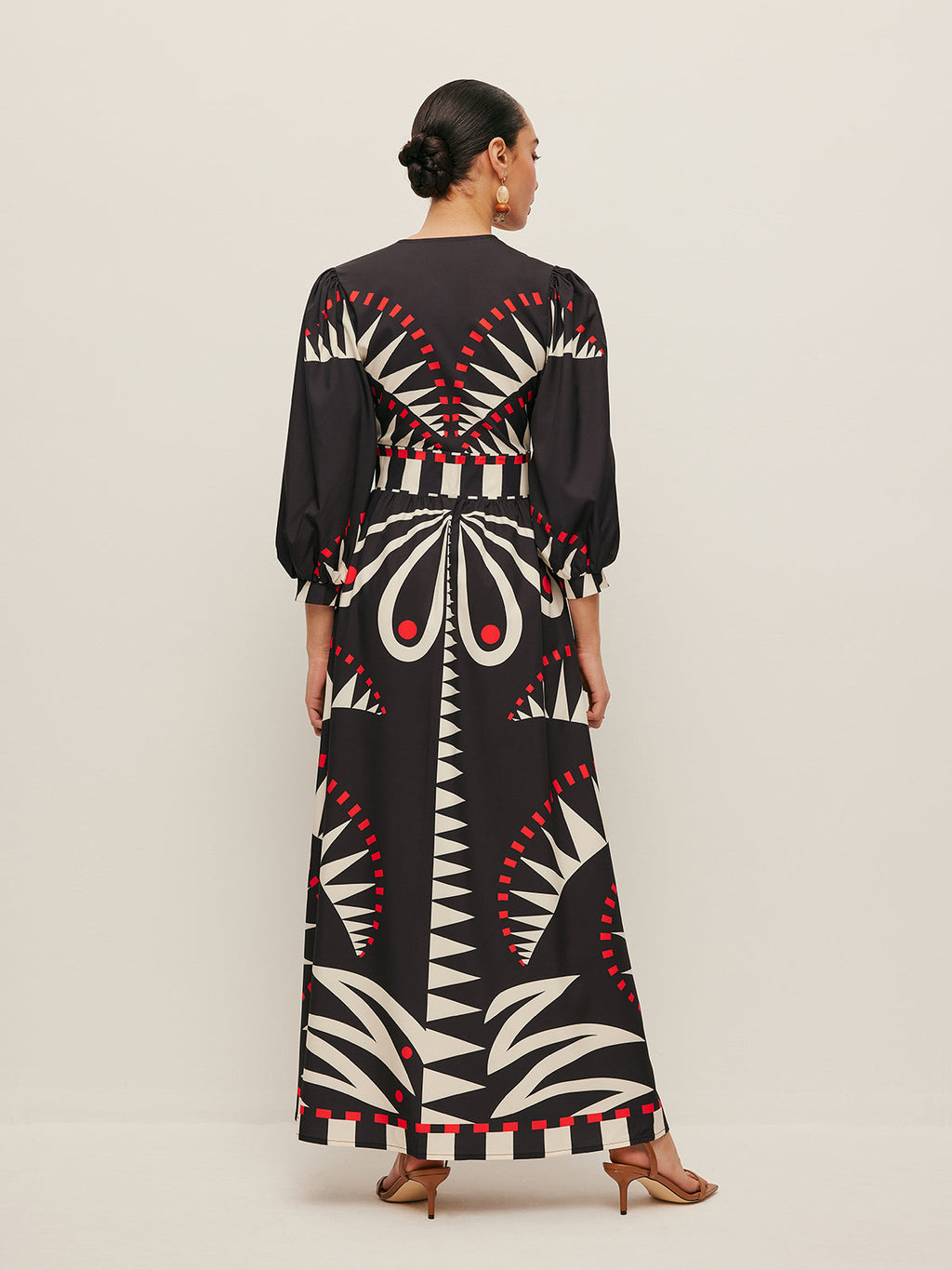 Boho Style V-Neck Dress with Split Design