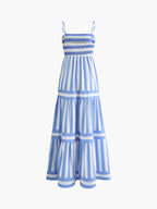Backless Long Dress with Pockets