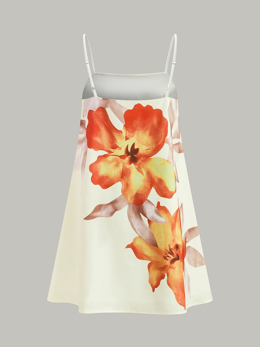 Flowery Pattern Large Fit Dress for Any Occasion