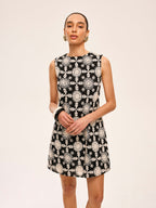 Cotton Sleeveless Dress with Detailed Embroidery