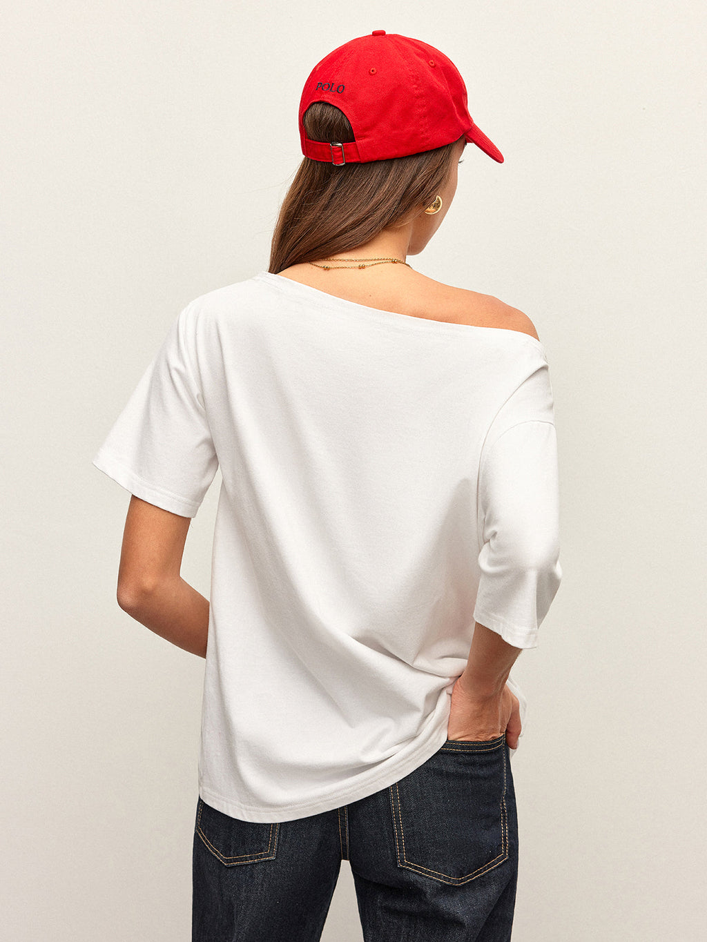 Cotton Off-Shoulder Top for Relaxed Style