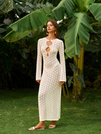 Lightweight Knit Dress with Stylish Cut-Outs