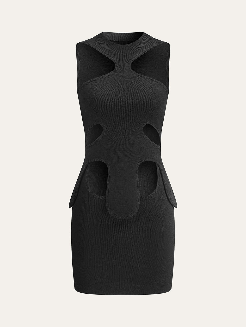 Halter Neck Dress with Cut-Out Details