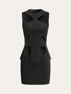 Halter Neck Dress with Cut-Out Details