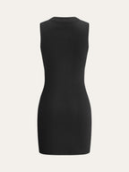 Halter Neck Dress with Cut-Out Details
