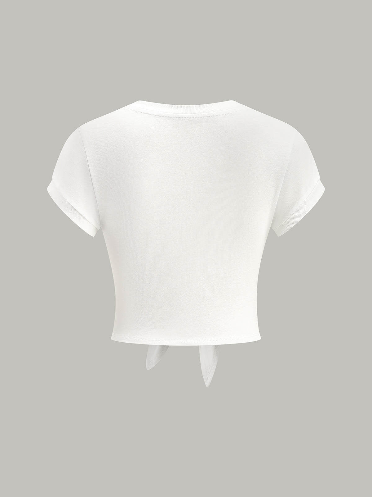 Twisted Knot V-Neck Tee