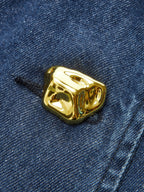 Traditional Denim Vest with Button Closure