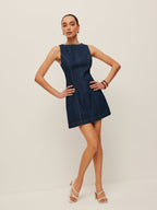 Chic Sleeveless Denim Dress for Casual Outings