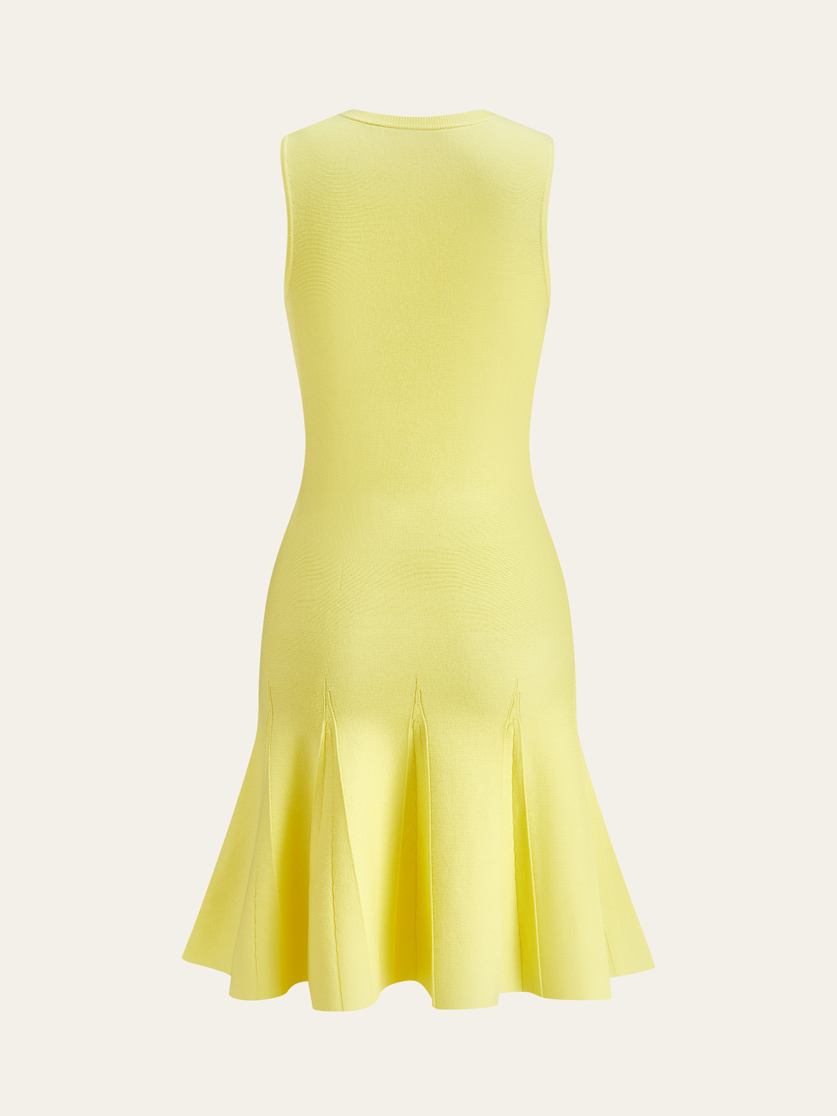 Sleeveless Knit Dress Featuring Pocket Detail