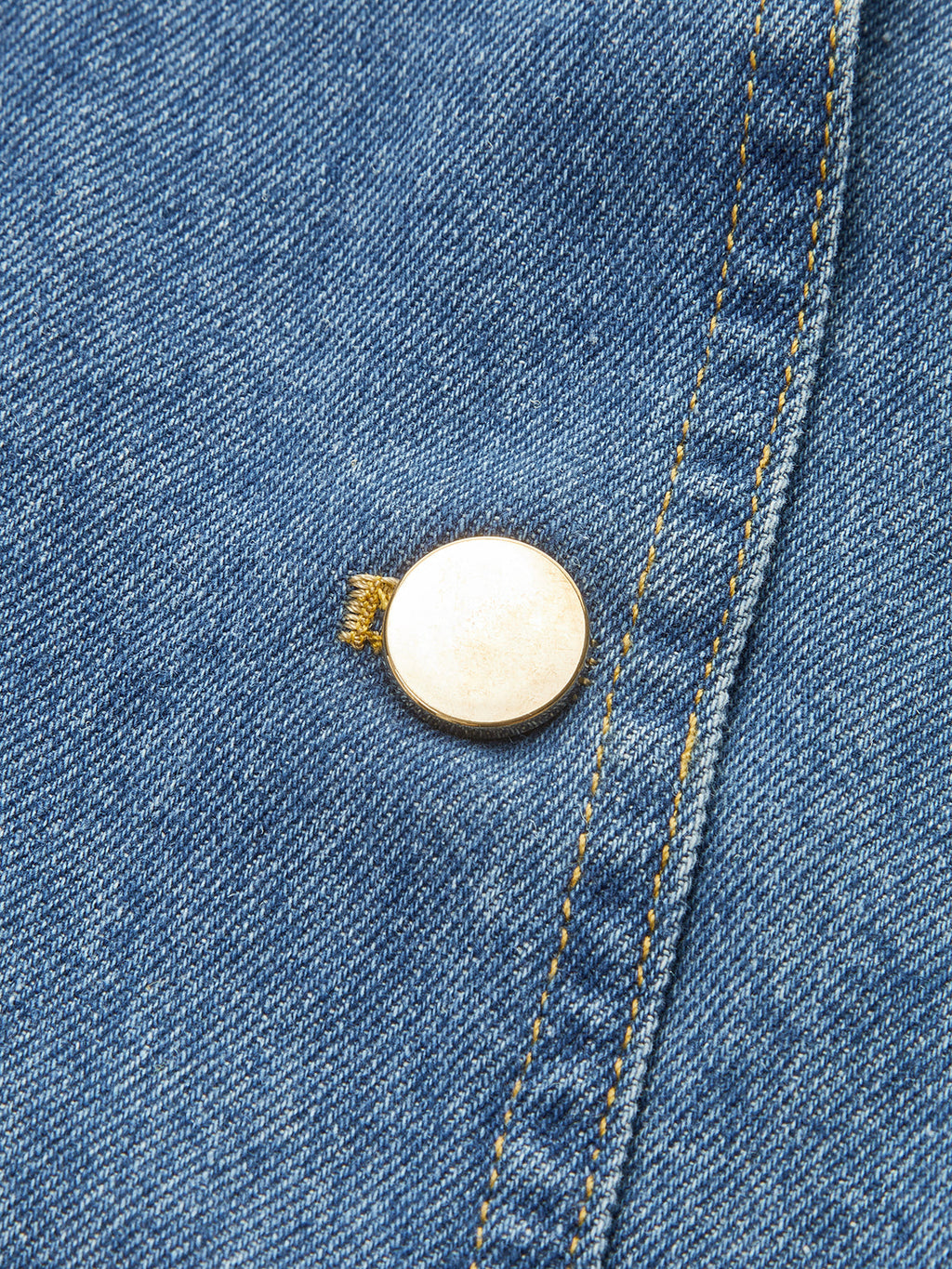 Classic Denim Vest with Button Closure
