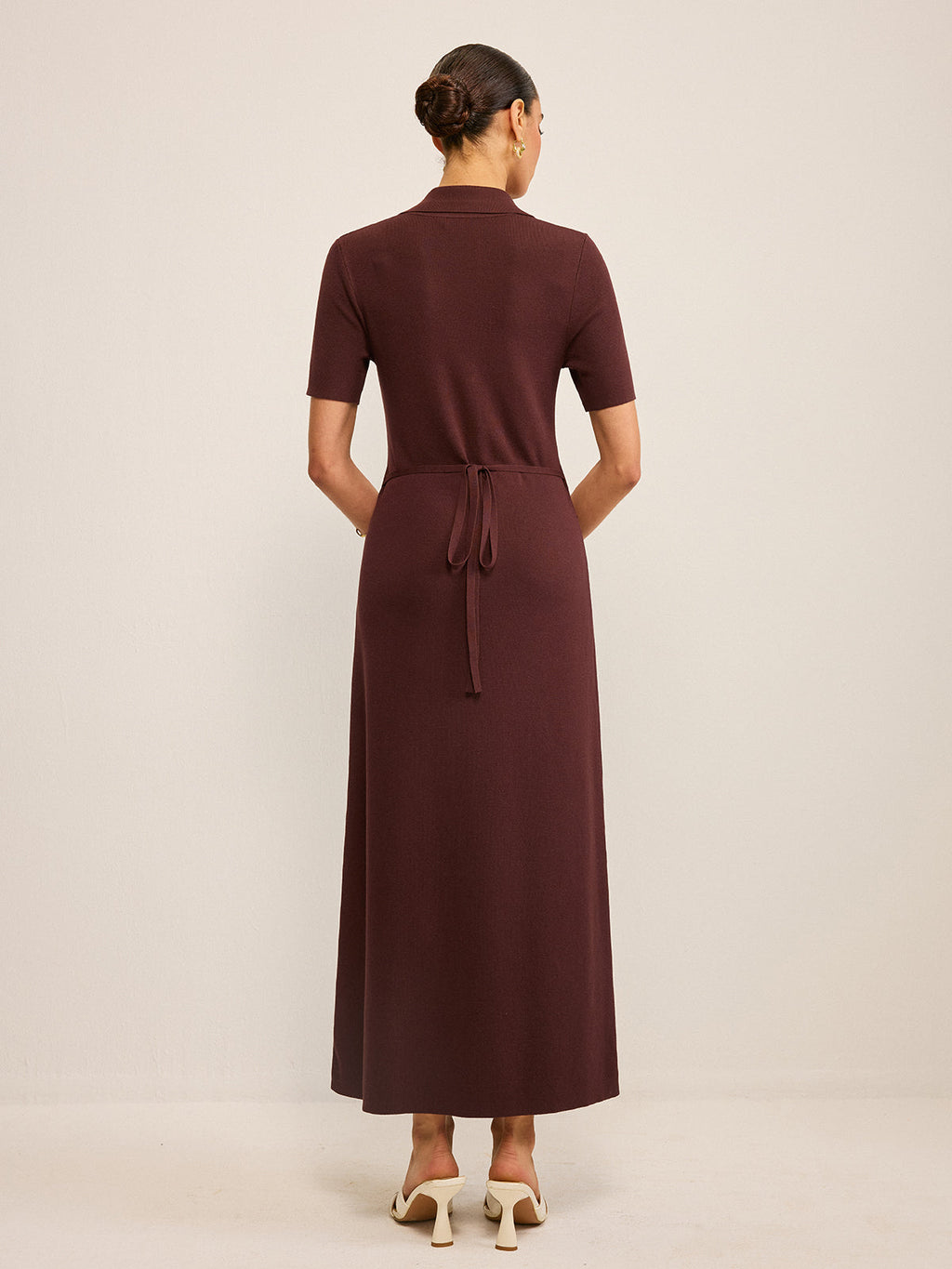 Buttoned Maxi Dress with Pockets
