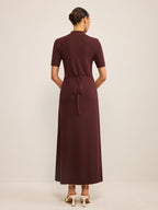 Buttoned Maxi Dress with Pockets