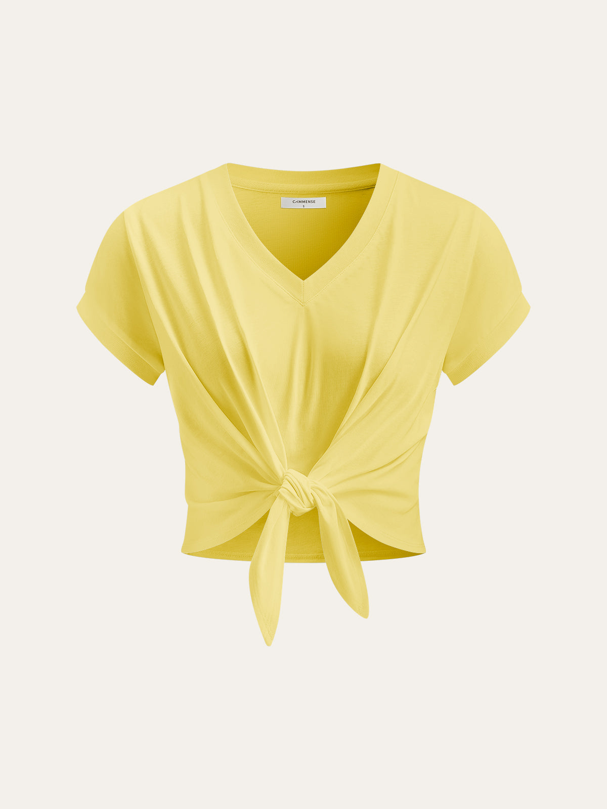 Twisted Knot V-Neck Tee