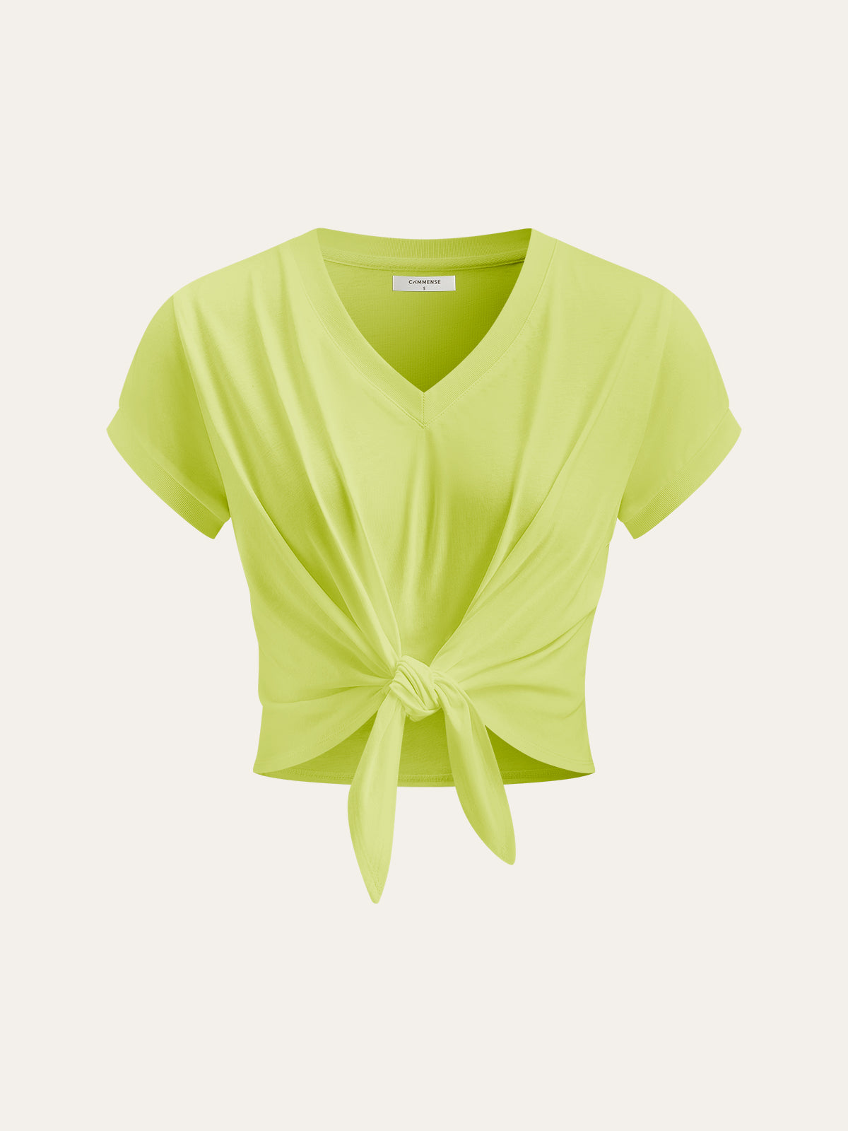 Twisted Knot V-Neck Tee
