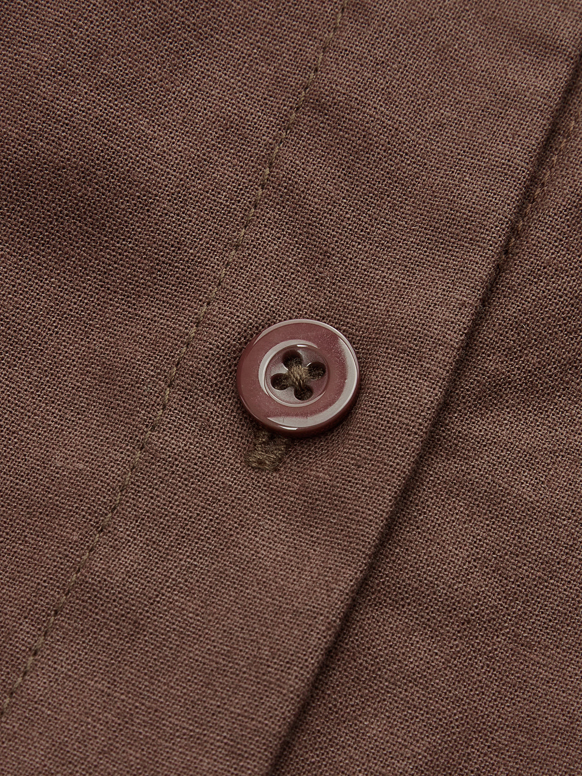 Pleated Dress with Buttoned Front and Shirt Style