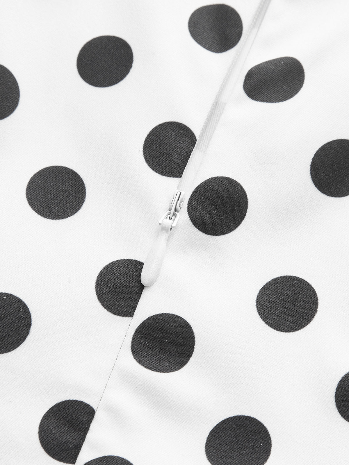Sleeveless Polka Dot Midi Dress