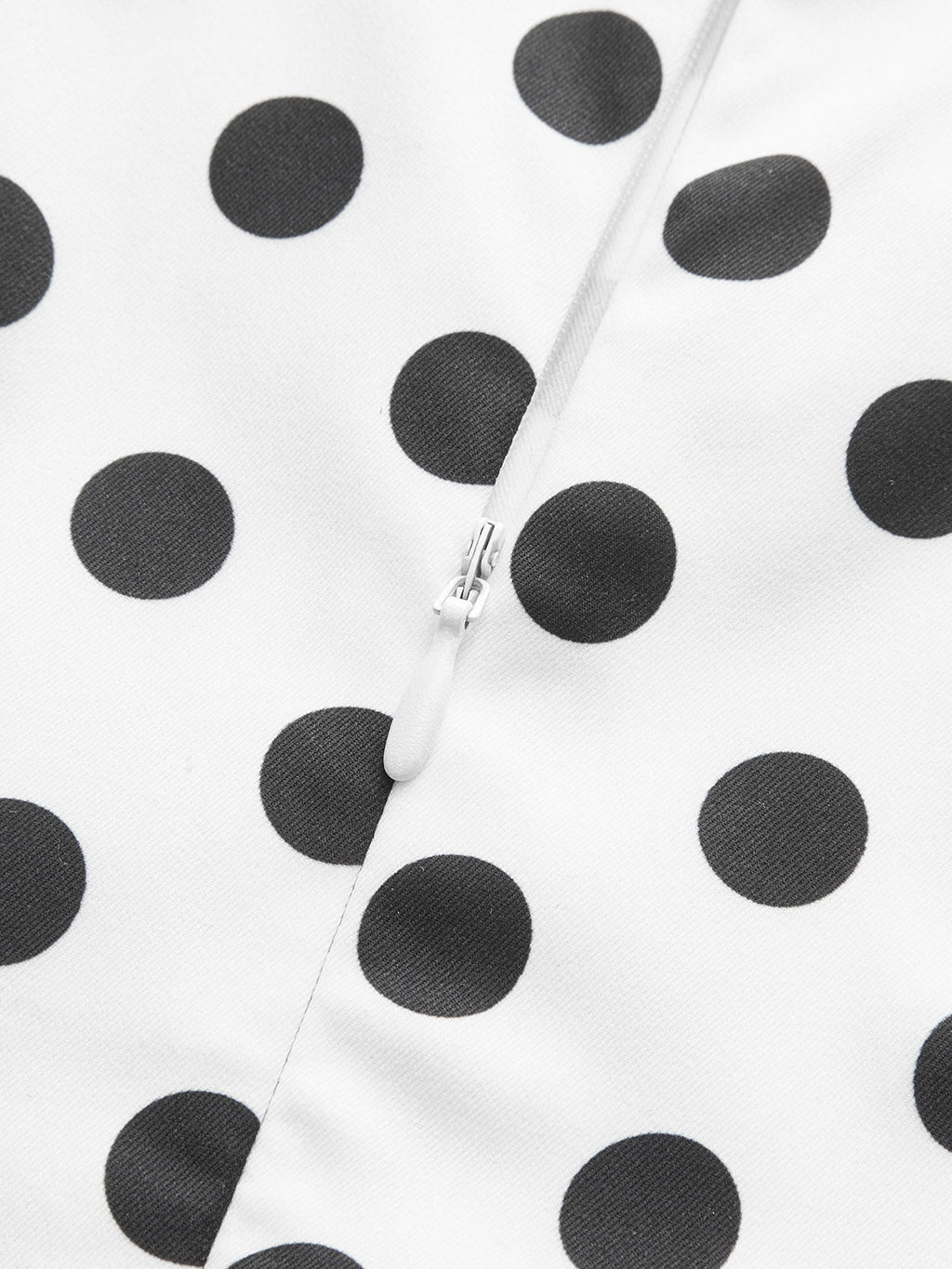 Sleeveless Polka Dot Patterned Midi Summer Dress
