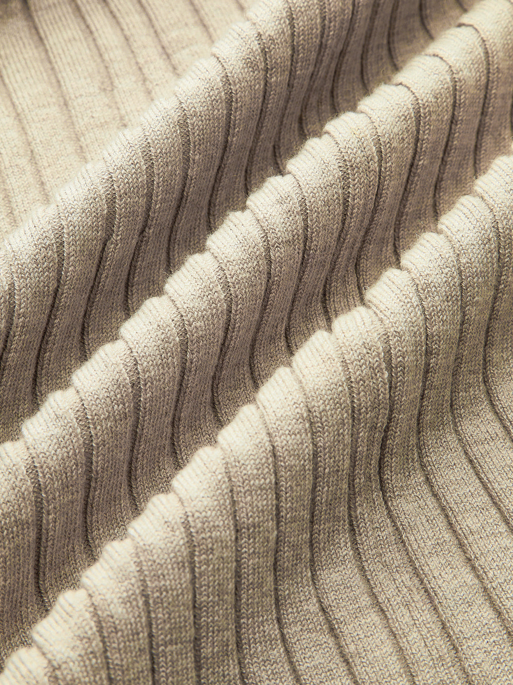 Wool Blend Ribbed Maxi Dress with Buttons