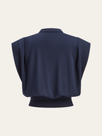 V-Neck Top with Batwing Sleeves