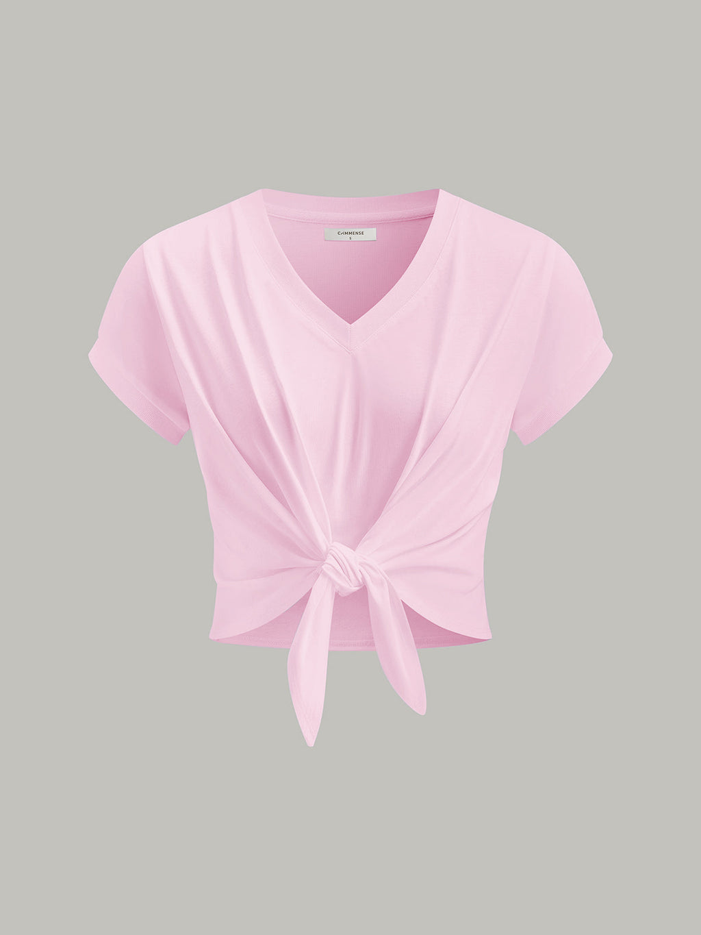Twisted Knot V-Neck Tee