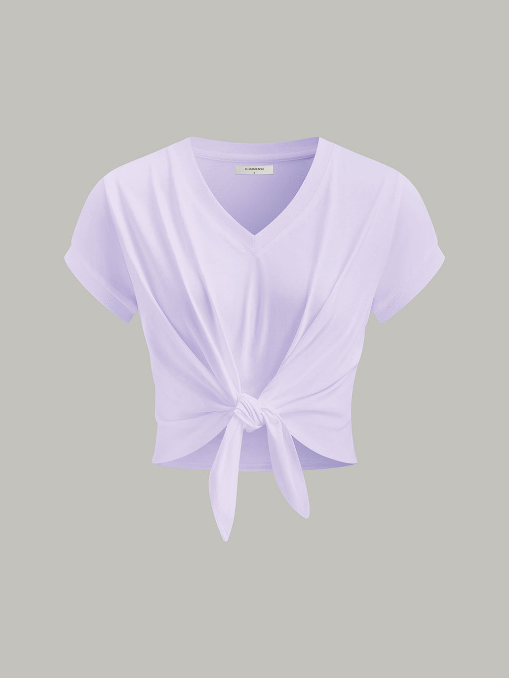 Twisted Knot V-Neck Tee