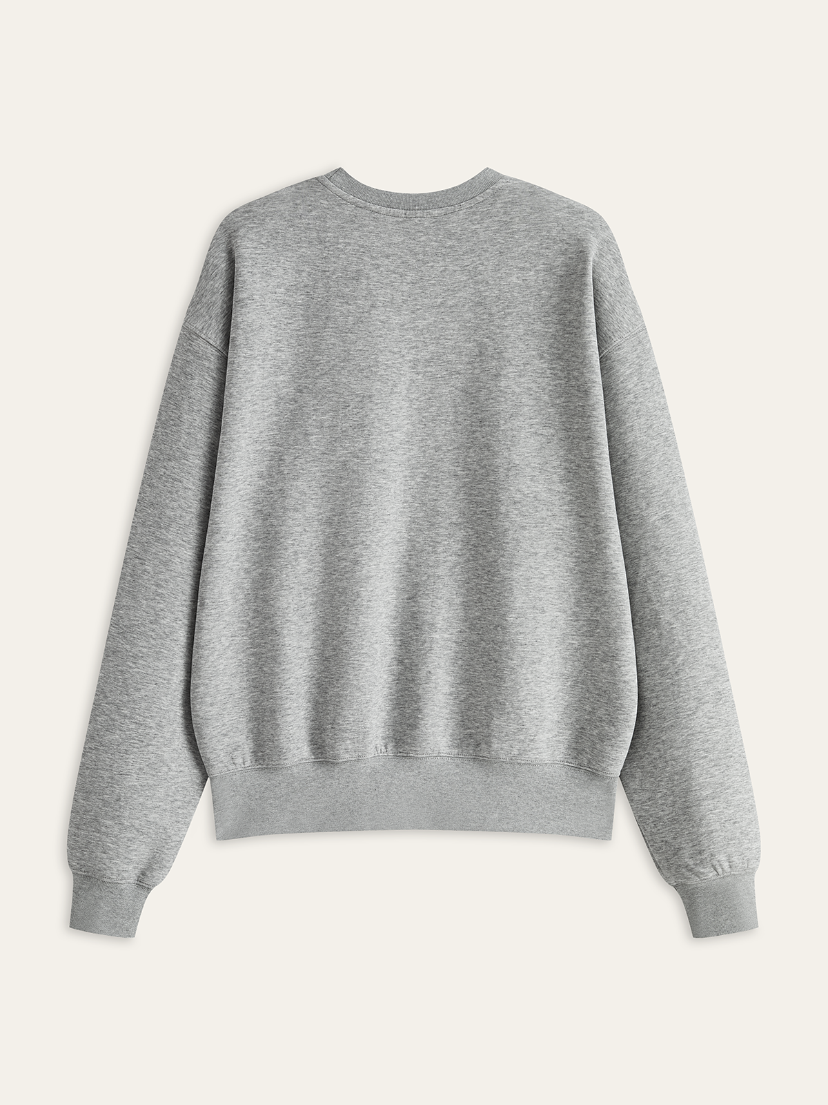 Comfortable Cotton Blend Crew Neck Sweatshirt