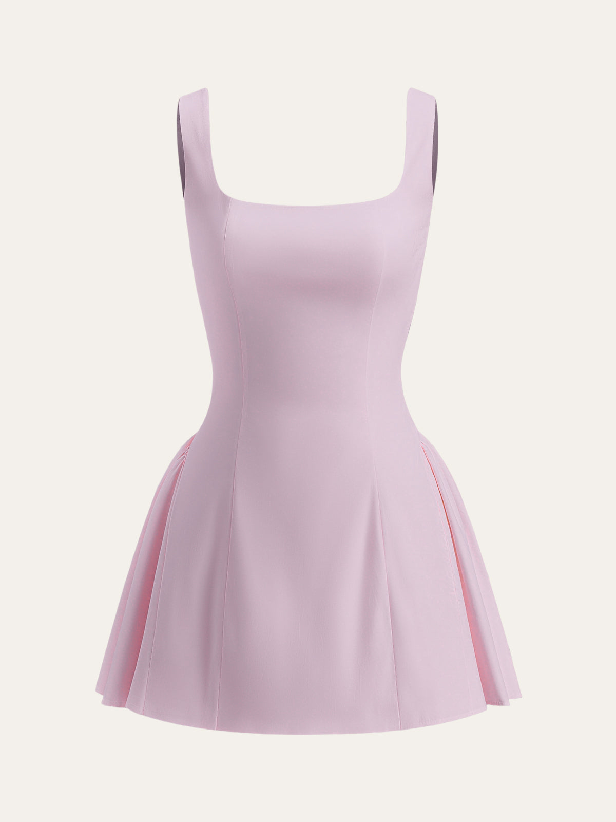 Polka Dot Dress with Lace-Up Back Detail