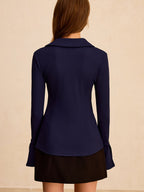 Orbit Flared Sleeve Button Shirt