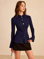 Orbit Flared Sleeve Button Shirt