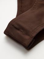 Sleek Satin Bodysuit with Collar and Long Sleeves