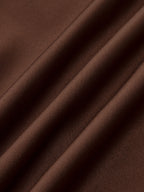 Sleek Satin Bodysuit with Collar and Long Sleeves