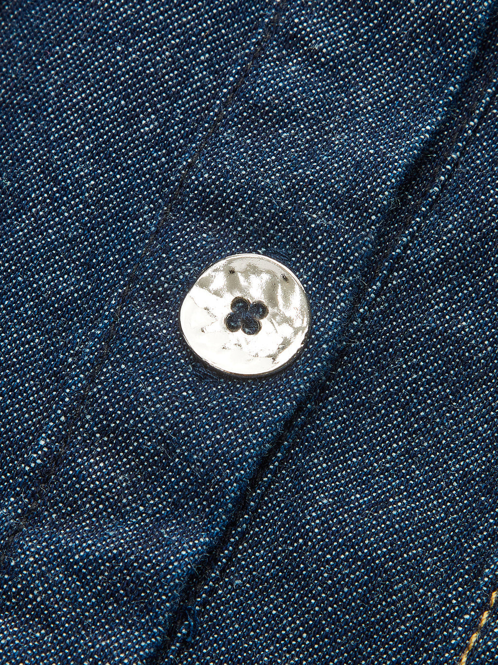 Denim Long Shirt Featuring Adjustable Drawstring Waist