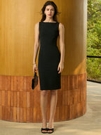 Elegant Sleeveless Midi Sheath Dress for Any Occasion