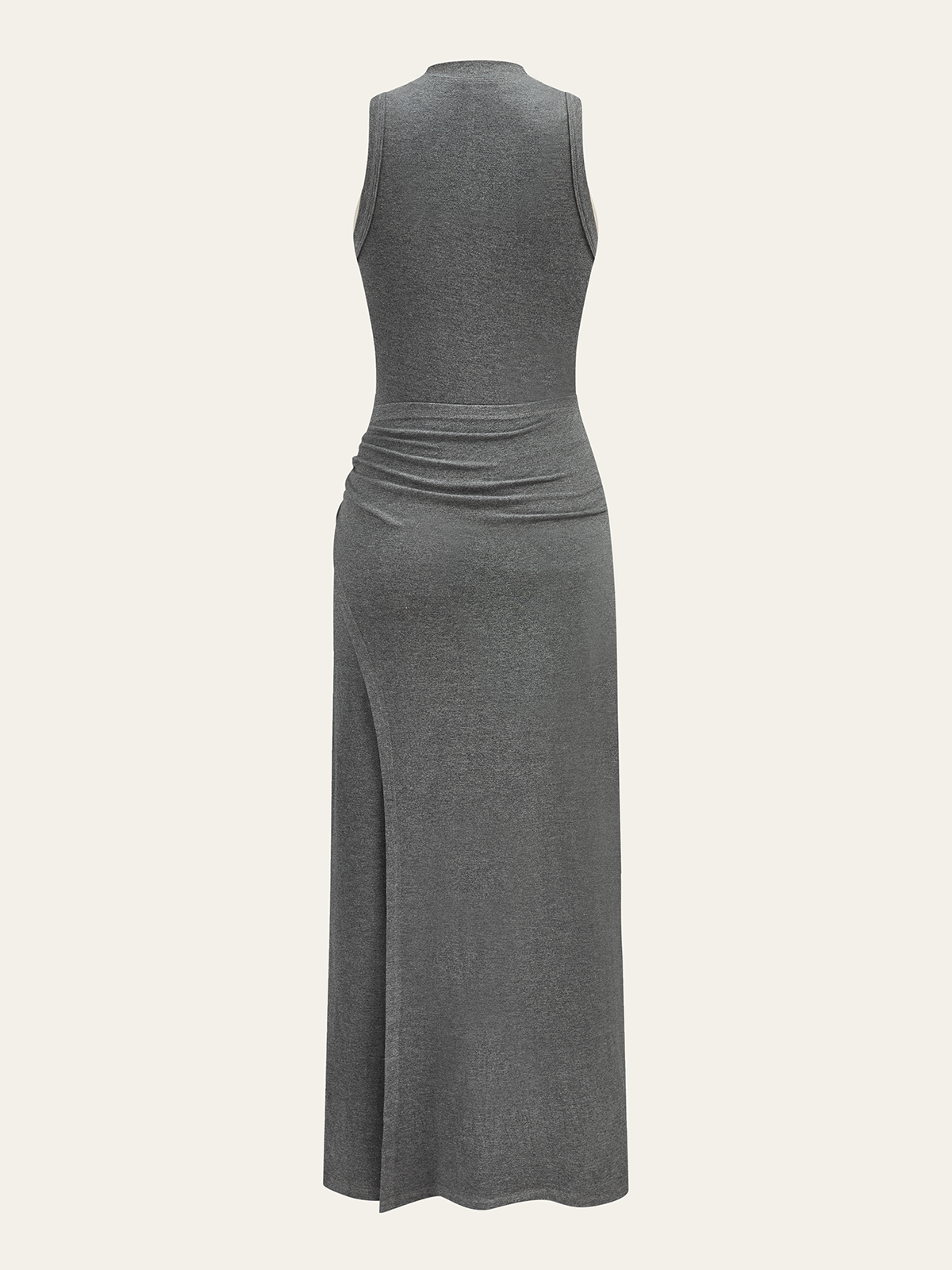 Mock Neck Sleeveless Midi Dress for Women