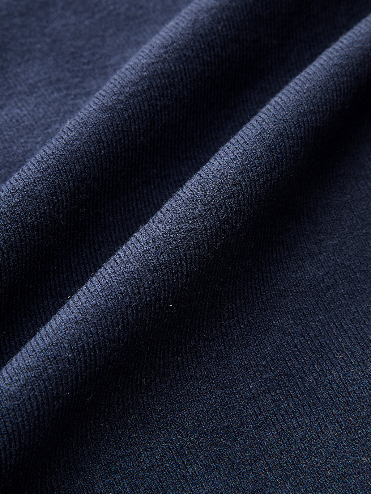 Sailor-Inspired Collar Knit with Denim Accents