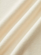 Contrast Trim Sweater Dress with Long Sleeves