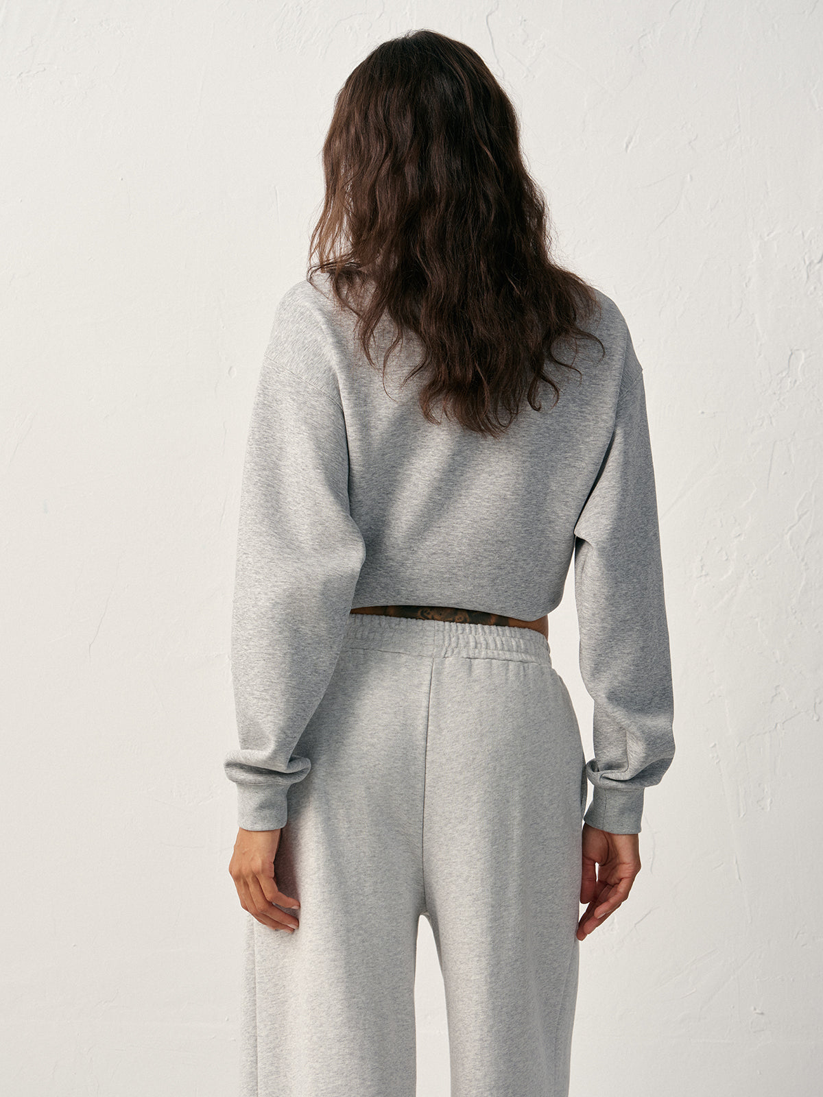 Comfortable Cotton Blend Crew Neck Sweatshirt