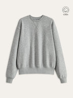 Comfortable Cotton Blend Crew Neck Sweatshirt
