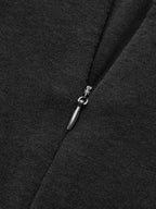 Slim Fit Long Sleeve Zippered T-Shirt