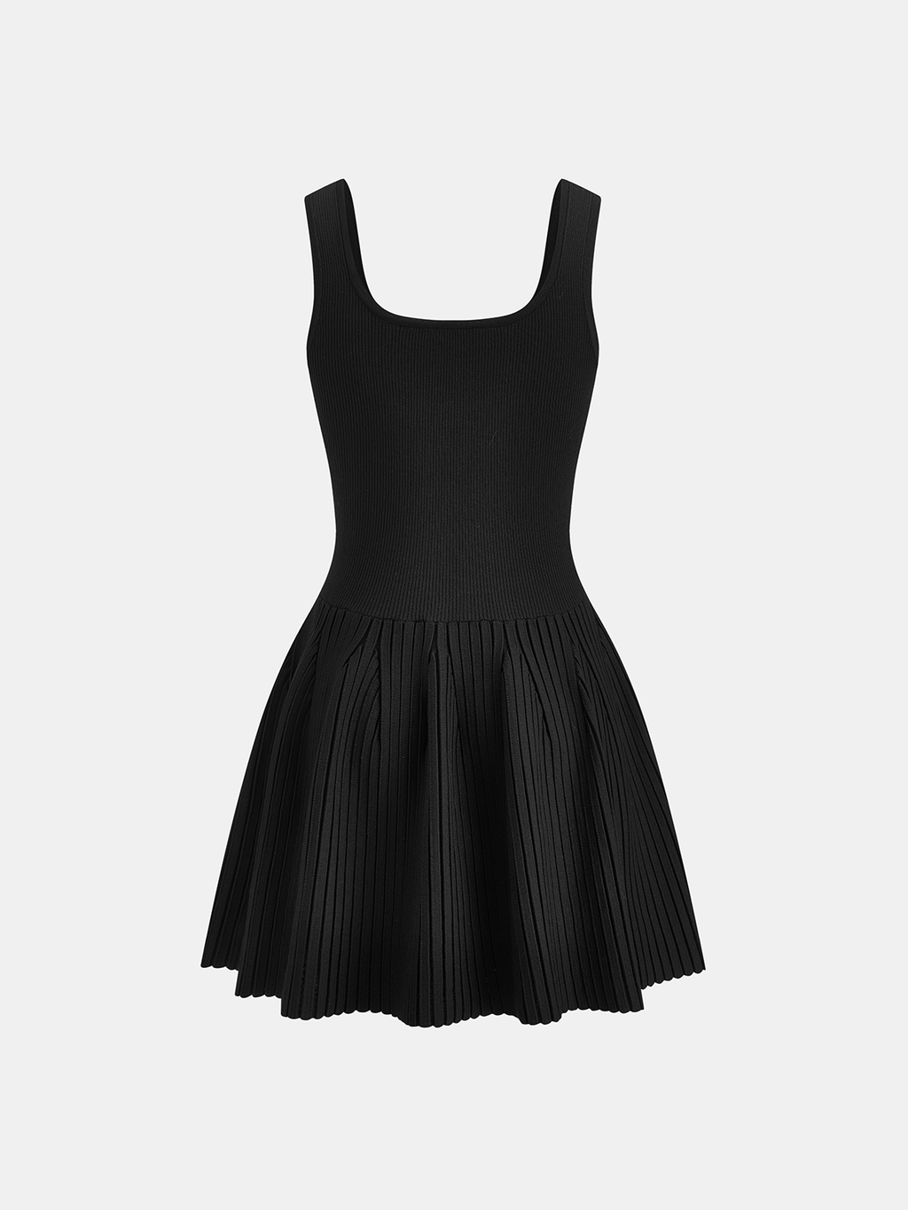 Rhinestone Accents on Sleek Fitted Mini Dress