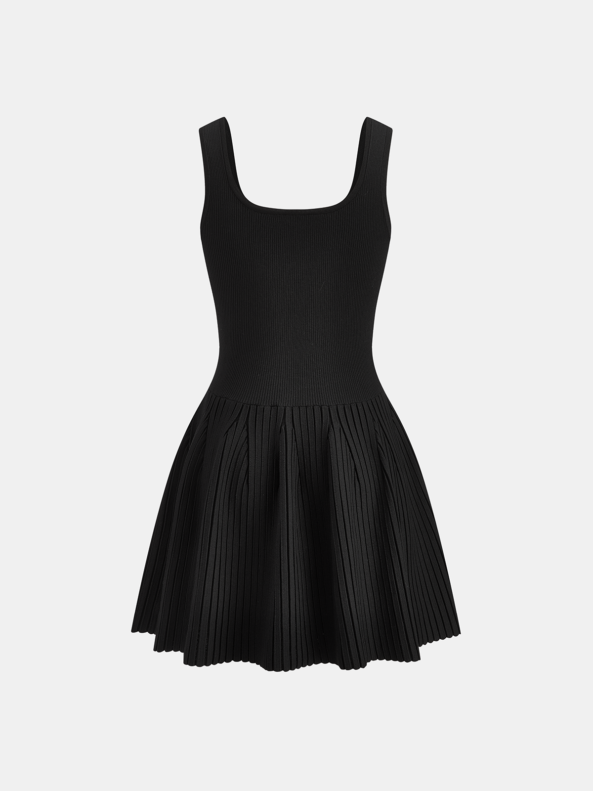 Rhinestone Accents on Sleek Fitted Mini Dress