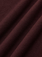 Mock Neck Long-Sleeve T-Shirt with Seam Detail