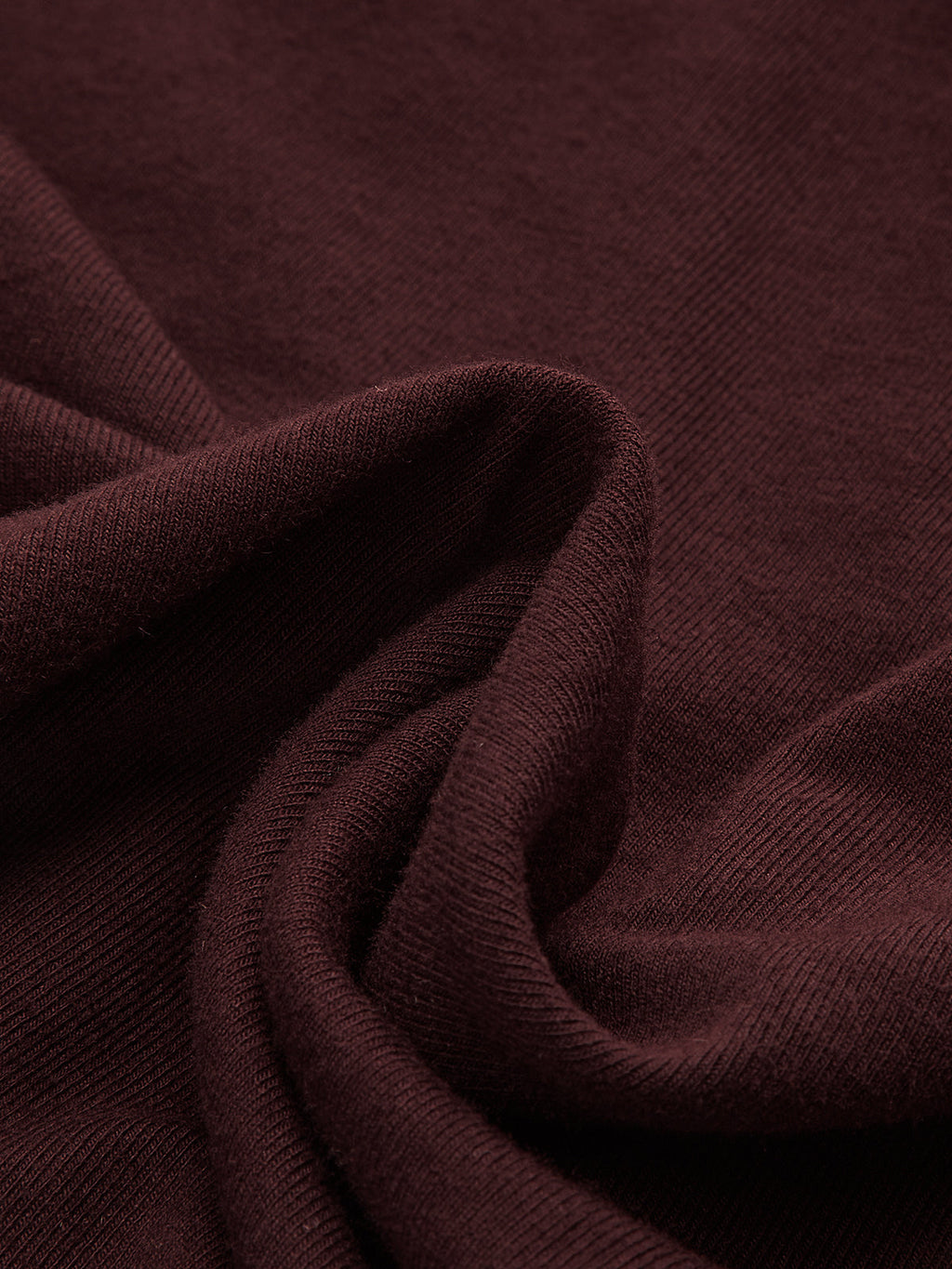 Mock Neck Long-Sleeve T-Shirt with Seam Detail