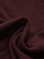 Mock Neck Long-Sleeve T-Shirt with Seam Detail