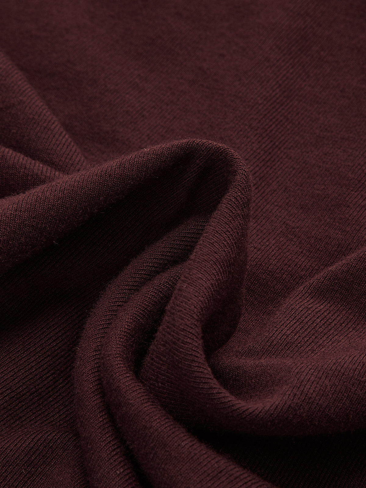 Mock Neck Long-Sleeve T-Shirt with Seam Detail